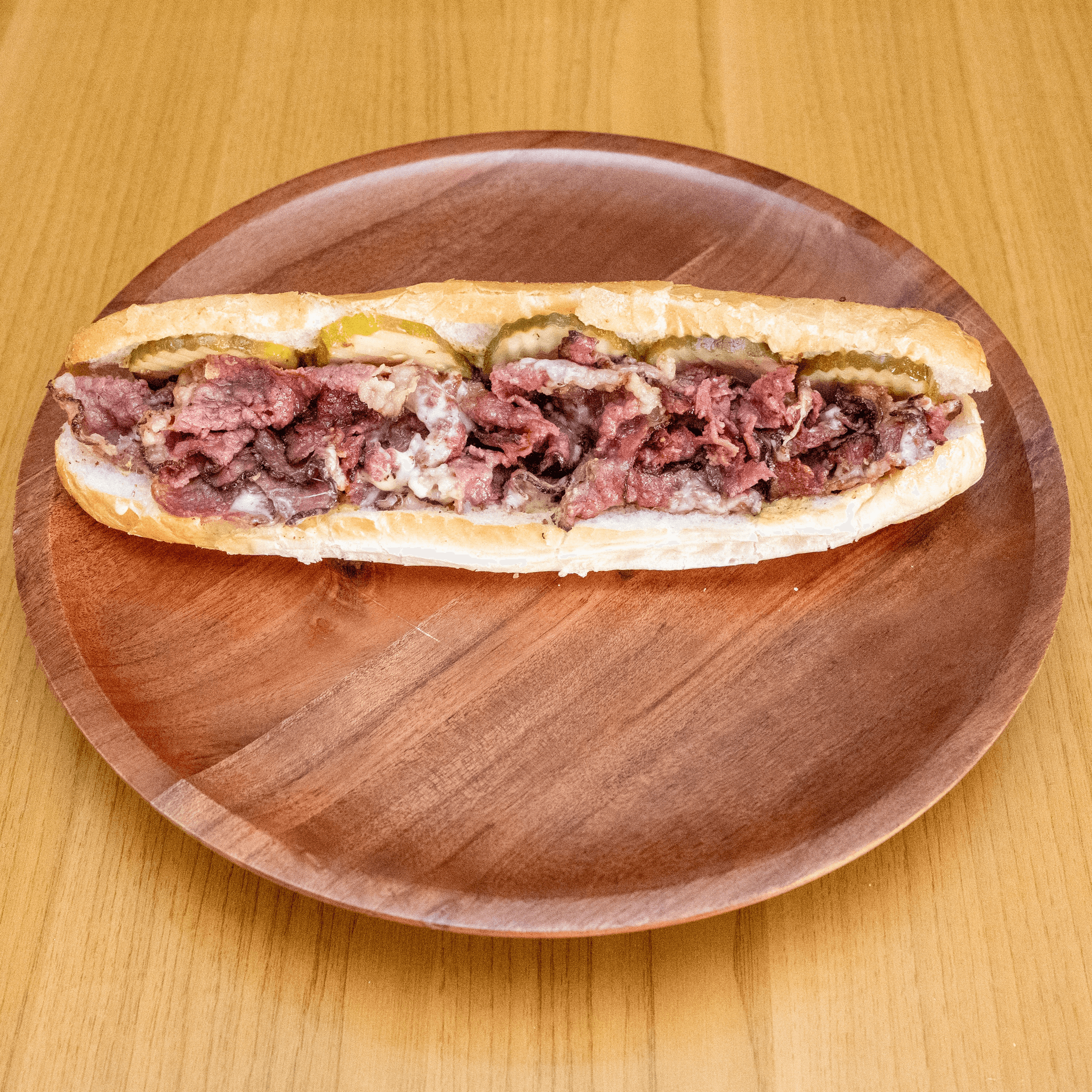 Hot Pastrami Hoagie.