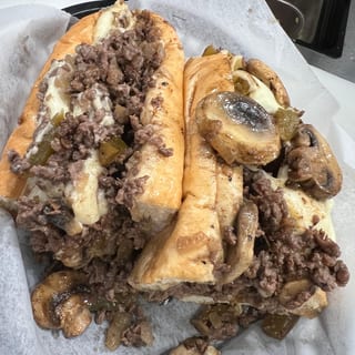 Mushroom Cheesesteak